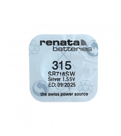 Renata 315 SR716SW watch coin battery 1.55 V