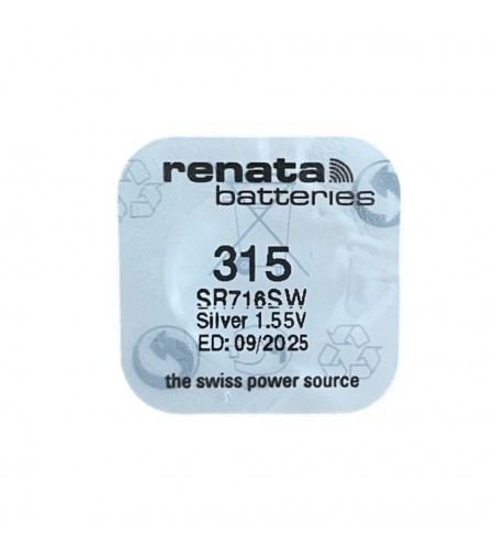 Renata 315 SR716SW watch coin batte ...