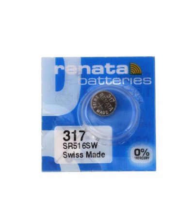 Renata 317 SR516SW watch coin battery 1.55V