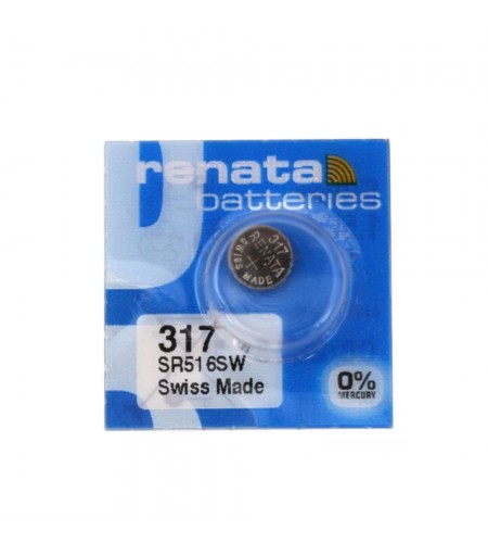 Renata 317 SR516SW watch coin batte ...