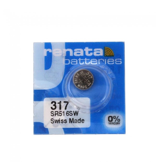 Renata 317 SR516SW watch coin battery 1.55V