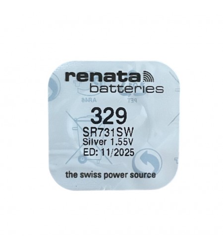Renata 329 SR731SW watch coin batte ...