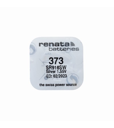 Renata 373 SR916SW watch battery 1.55V Swiss Made