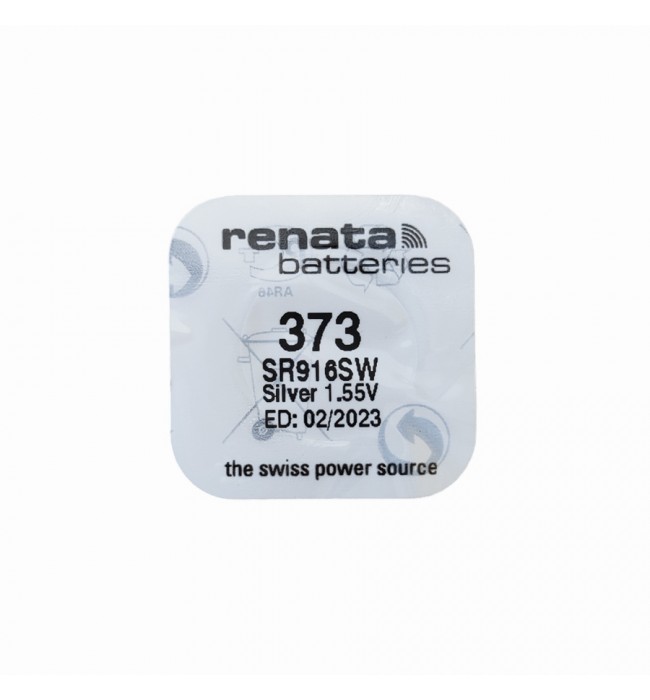Renata 373 SR916SW watch battery 1.55V Swiss Made