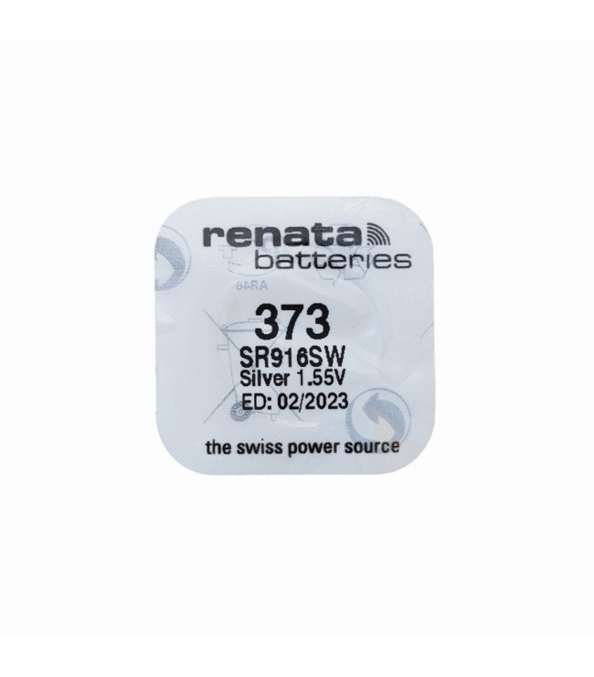 Батерия за часовник Renata 373 SR916SW 1.55V Швейцарско производство