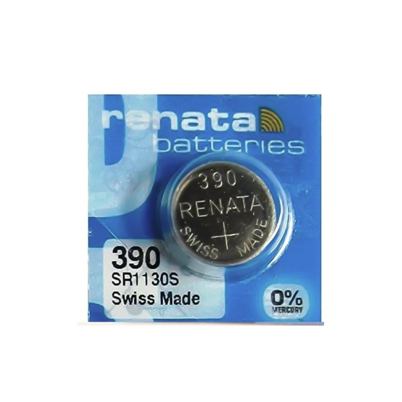 Батерия Renata 390 SR1130S за часовници 1.55V Батерия Renata 390 SR1130S за часовници 1.55V