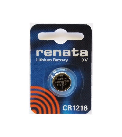 Renata CR12161Pk No. Cr1216 Lithium Coin Battery