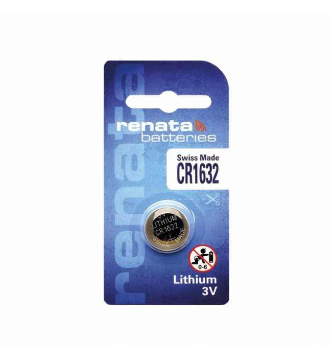 Renata CR1632 lithium battery 3V 68mAh