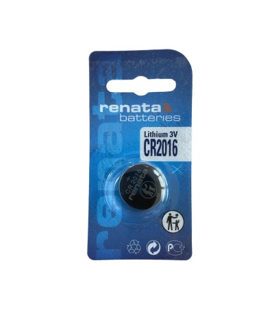 Renata CR2016 lithium battery 3V