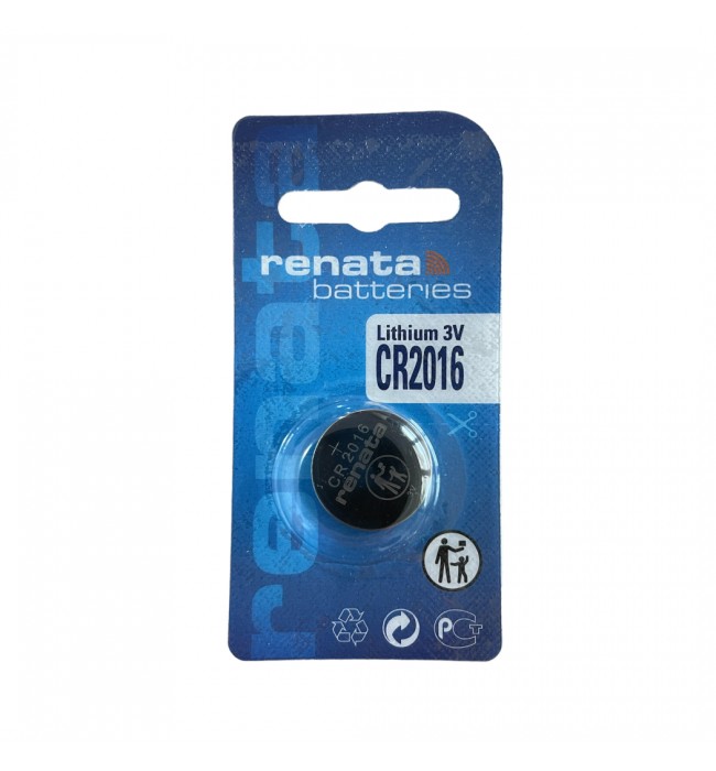 Renata CR2016 lithium battery 3V