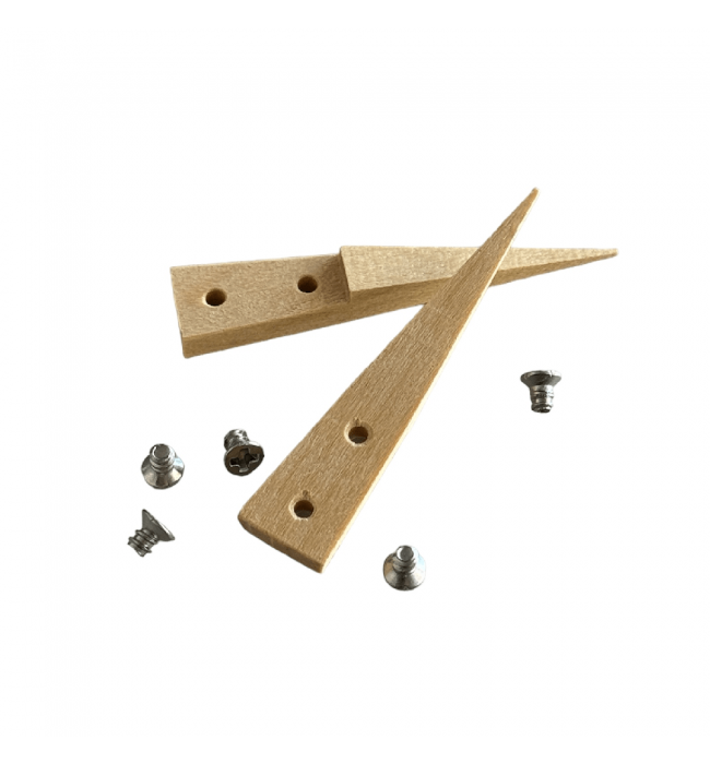 Replacement tips for Boley tweezer with wooden tips 130 mm