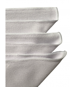 Buzzufy Microfiber High Performance Polishing Cloths – 3 PACK Premium Quality Cloth for Cleaning & Polishing – Lint-Free, Streak-Free for Cars, Household, Watches & Jewelry, Silver, Gold, Stainless Steel, 32 cm x 36 cm, White
