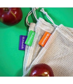 Set of 3 Reusable Produce Bags – Ola Bamboo