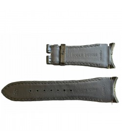 Roger Dubuis leather black watch strap 25x18 mm
