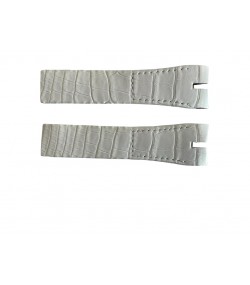 Roger Dubuis leather white watch strap 22x27 mm