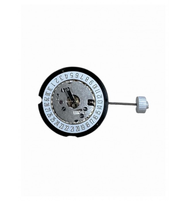 Ronda 585 quartz movement 8 3/4''' with date indication on 6 o'clock