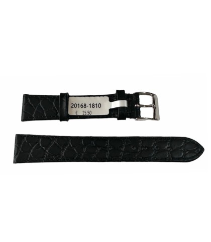 Samantha Crocodile leather strap for watches 18 mm Croco pattern