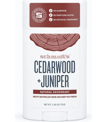 Schmidt's Cedarwood + Juniper Natural Deodorant Stick 75g