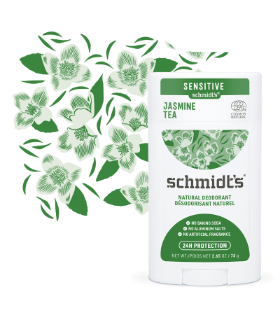 Schmidt's Naturals Sensitive Skin Deodorant Stick - Jasmine Tea