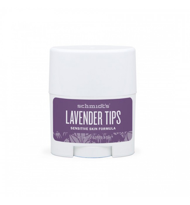 Schmidt's Lavender Tips Deodorant Travel Size 19.8g