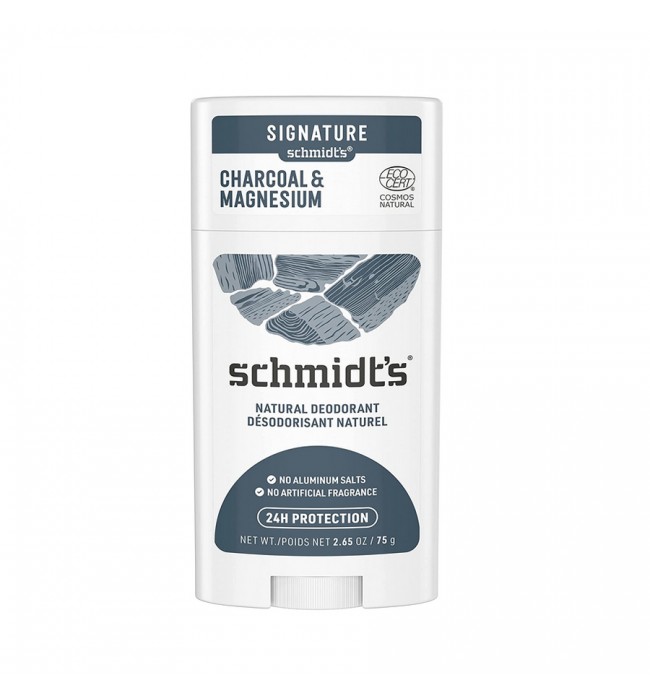 Schmidt's Natural Deodorant - Charcoal + Magnesium 2.65 Oz 75g