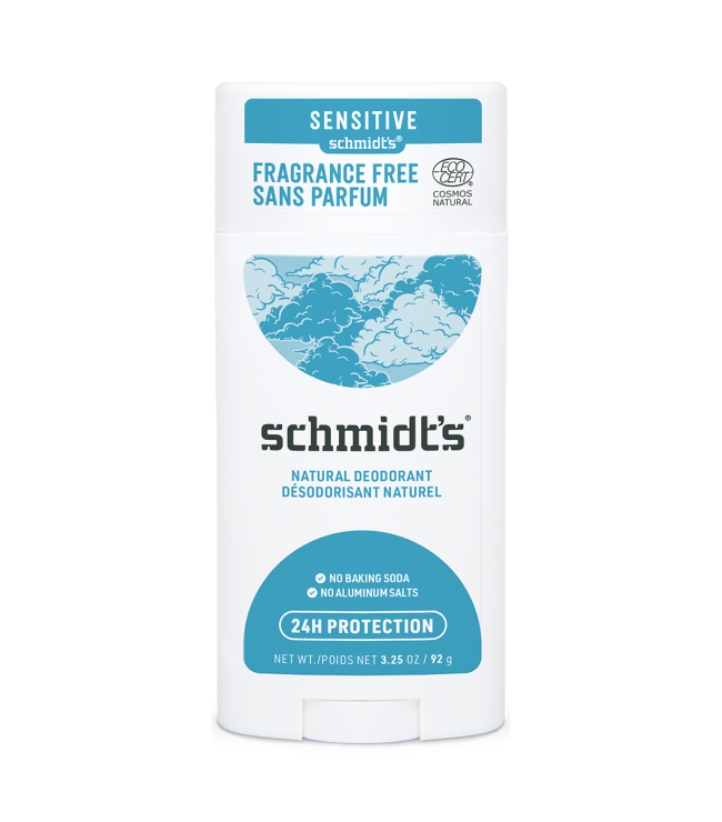 Schmidt's Naturals Sensitive Skin Fragrance-Free Deodorant Stick
