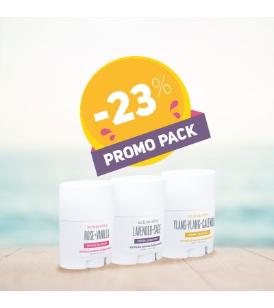 PROMO PACK: 3 Amazing Scents – Schmidt's Natural Deodorant Travel Kit