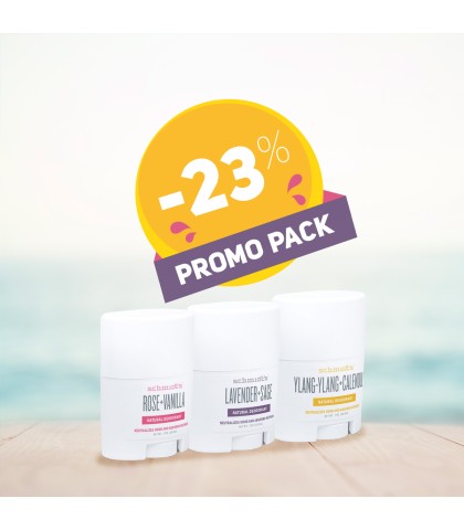 PROMO PACK: 3 Amazing Scents – Schmidt's Natural Deodorant Travel Kit