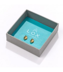 Lox Precious 24ct Gold Plated 925 Sterling Silver Locking Earring Backs – One Pair