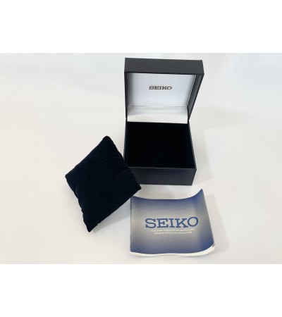 Seiko watch box with guarantee instructions