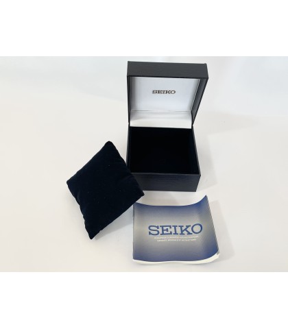Seiko watch box with guarantee instructions