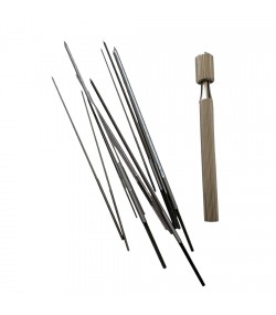 Set of 12 reamers with angle and reamer holder