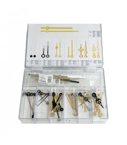 Set of 23 pairs of hands for quartz clocks UTS 838, UTS 817