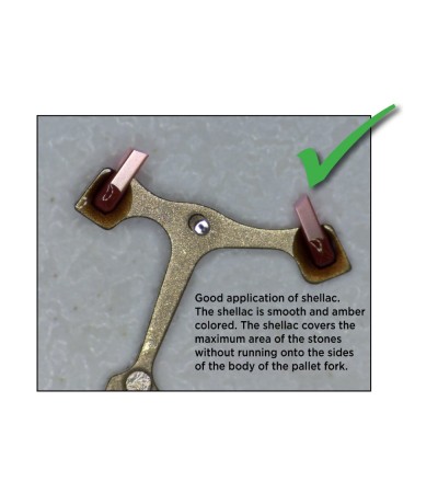 Shellac cement bars for watchmakers 10 g