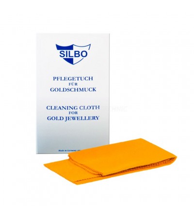 Silbo cleaning cloth for gold jewelry, cotton, 30 x 24 cm