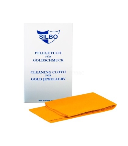 Silbo cleaning cloth for gold jewelry, cotton, 30 x 24 cm