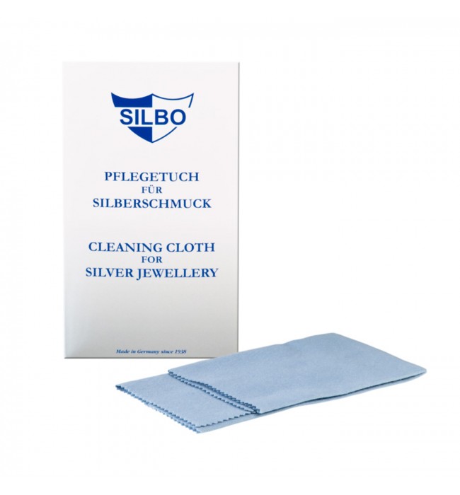 Silbo cleaning cloth for silver jewelry, cotton, 30 x 24 cm