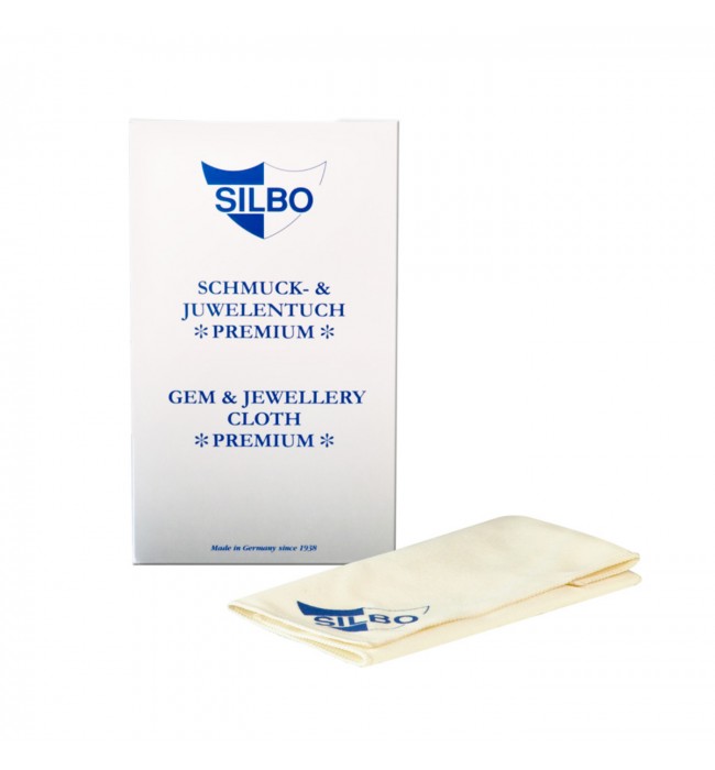 Silbo gem and jewelry cloth Premium, microfiber, 24 x 20 cm