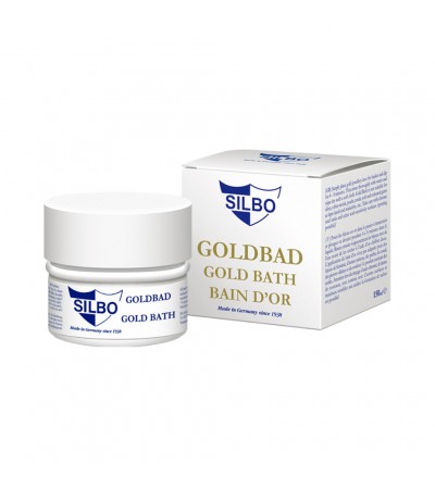 Silbo gold bath with basket 150 ml