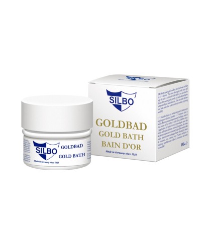 Silbo gold bath with basket 150 ml