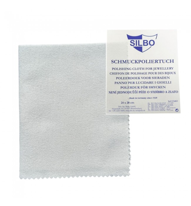 Silbo polishing cotton cloth for gold and silver jewellery