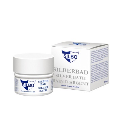 Silbo silver bath for rings, chains, bracelets and earrings 150 ml