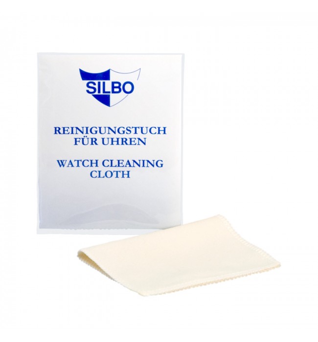 Silbo watch cleaning ultra fine microfiber cloth 14 x 9 cm