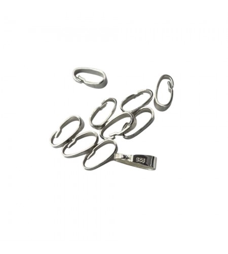 Silver 925 pendant loop connector,  ...