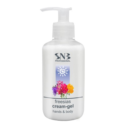 SNB Professional Hands and Body Cream-Gel Freesias 250 ml