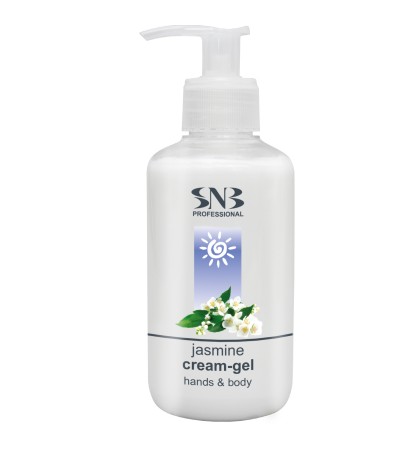 SNB Professional Hands and Body Cream-Gel Jasmine 250 ml