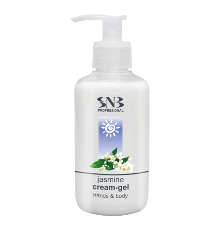 SNB Professional Hands and Body Cream-Gel Jasmine 250 ml