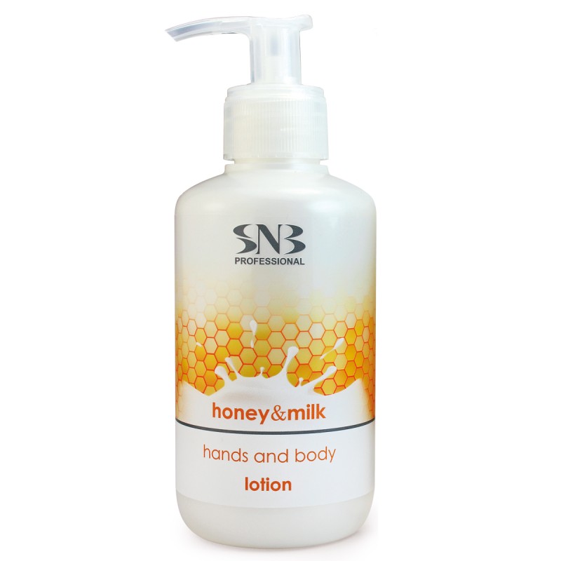 SNB Professional HONEY & MILK Hands and Body Lotion 250 ml SNB Professional HONEY & MILK Hands and Body Lotion 250 ml