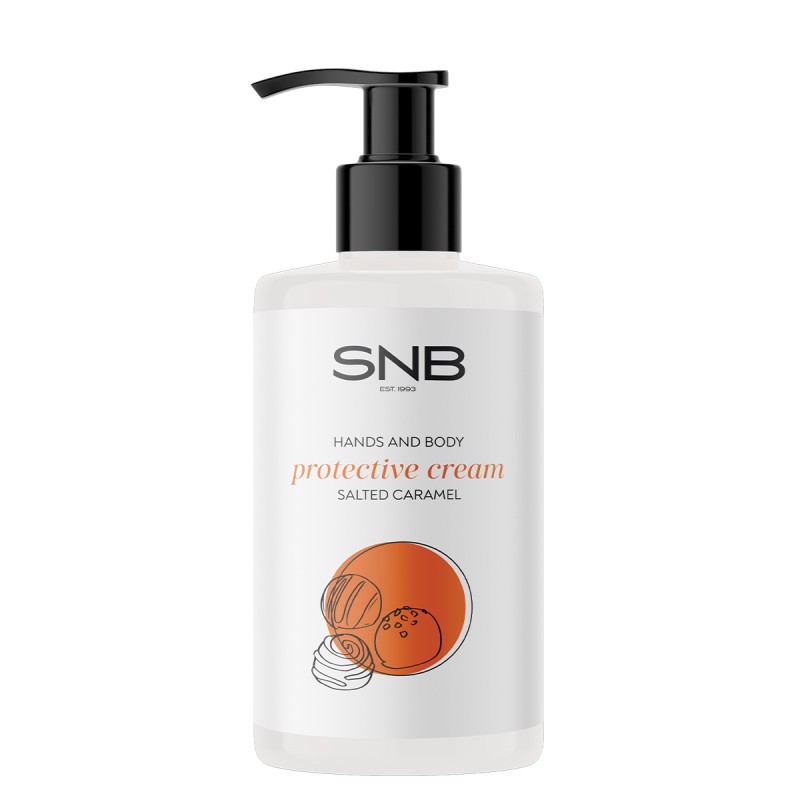 SNB Professional Protective Hands and Body Cream Winter, Salted Caramel 250 ml SNB Professional Protective Hands and Body Cream Winter, Salted Caramel 250 ml