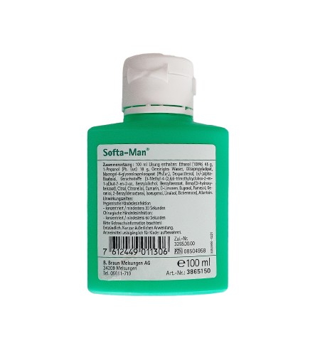 Softa-Man alcohol hand disinfectant ...